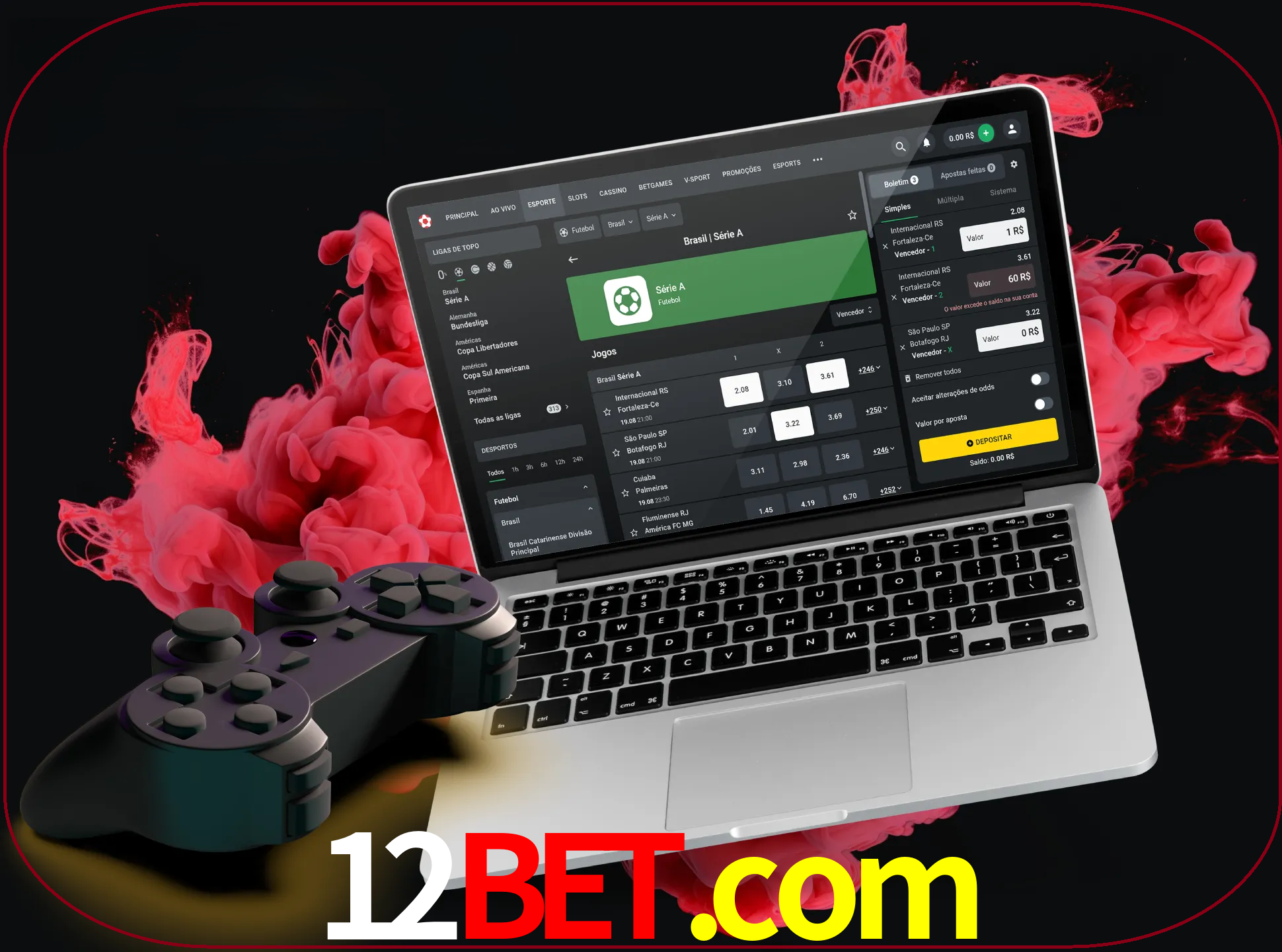 Visite a secção especial de jogos de vídeo em 12bet para descobrir em que jogos pode apostar e ganhar muito dinheiro.